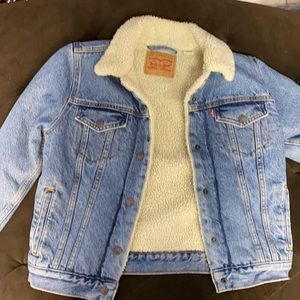 Levi Jean jacket with warm inside